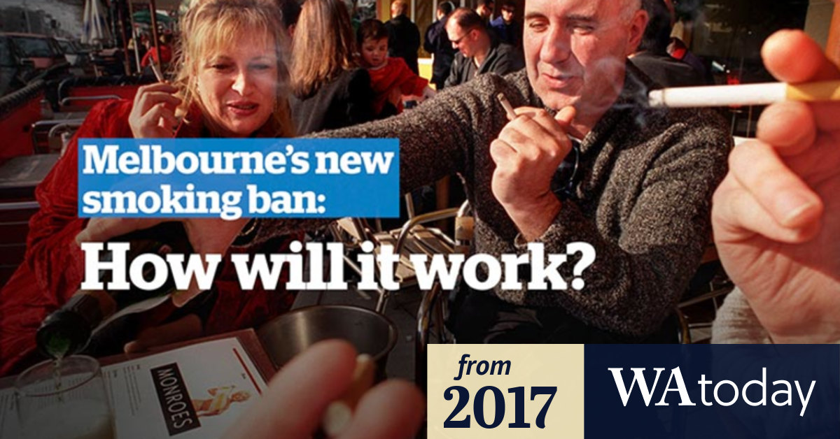 Video New rules for Melbourne smokers